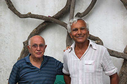 Eugenio Barba e Federico Natali - foto incontro - 30 luglio 2015
